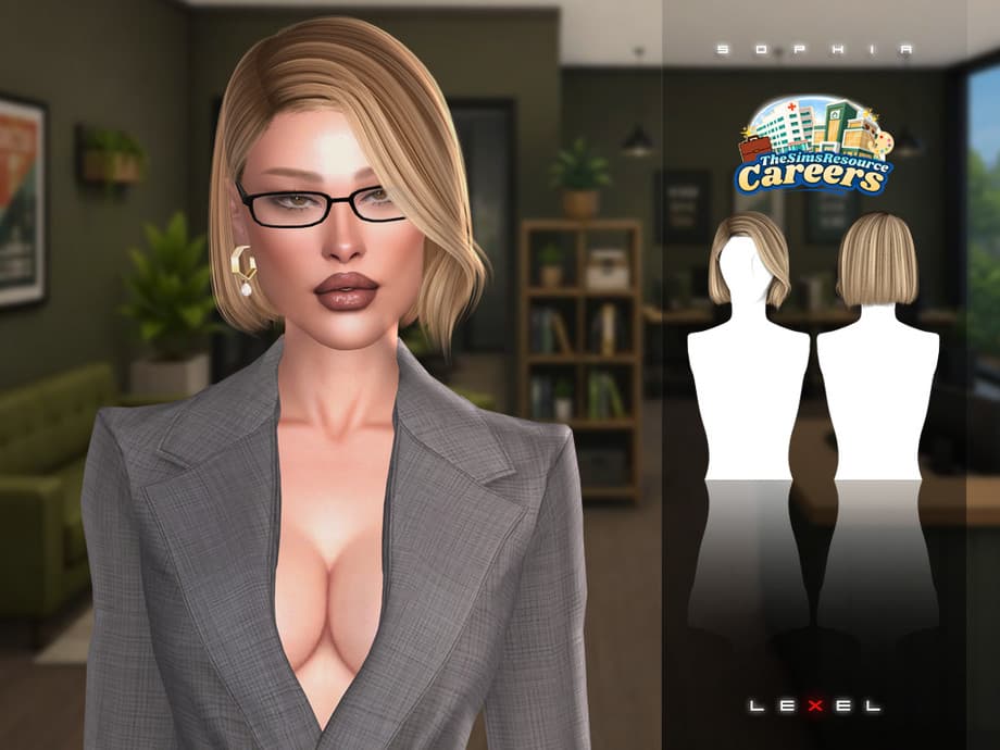 Прическа Sophia classy bob hairstyle